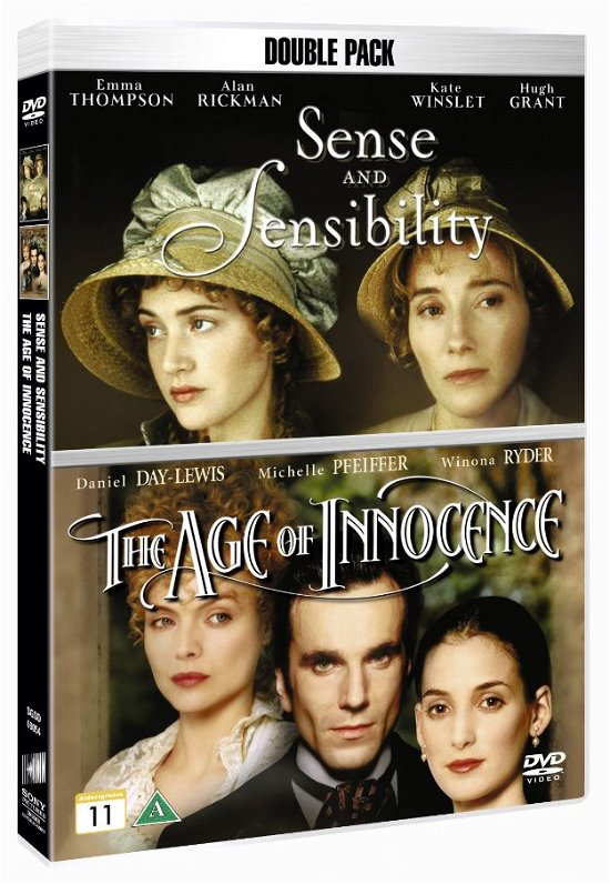 Cover for Doublepack · Sense and Sensibility / The Age of Innocence (DVD) (2009)