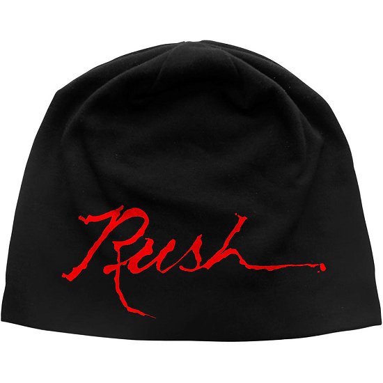 Cover for Rush · Rush Unisex Beanie Hat: Logo (CLOTHES) [Black - Unisex edition]