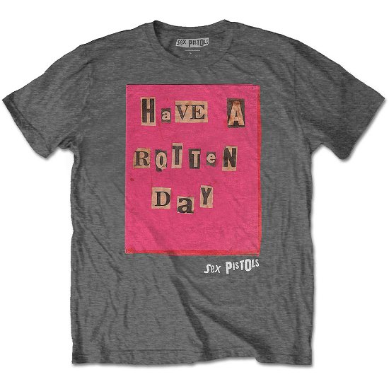 The Sex Pistols Unisex T-Shirt: Rotten Day - Sex Pistols - The - Merchandise -  - 5056170691611 - 