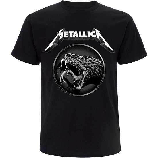 Metallica Unisex T-Shirt: Black Album Poster - Metallica - Merchandise -  - 5056187761611 - 