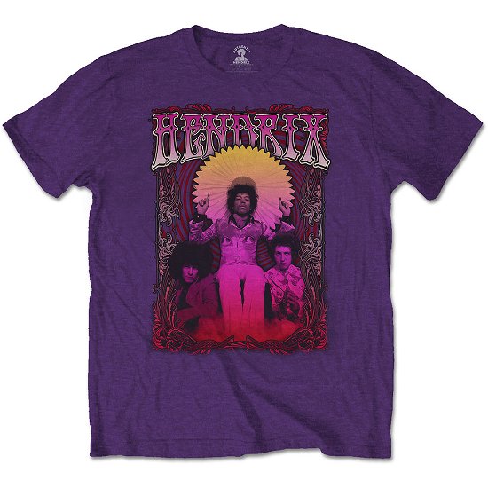 Cover for The Jimi Hendrix Experience · Jimi Hendrix Unisex T-Shirt: Karl Ferris Wheel (T-shirt) [size S] [Purple - Unisex edition]