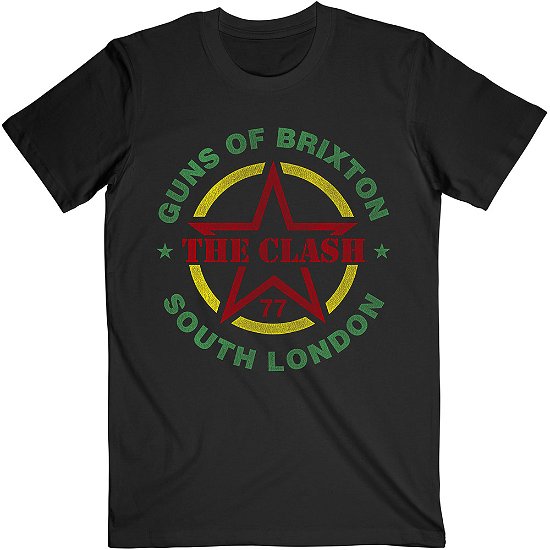 Cover for Clash - The · The Clash Unisex T-Shirt: Guns of Brixton (T-shirt) [size XL] [Black - Unisex edition]