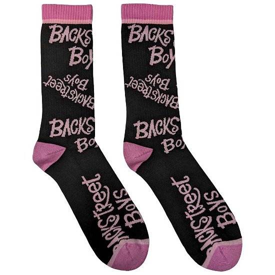Cover for Backstreet Boys · Backstreet Boys Unisex Ankle Socks: Logo Repeat (UK Size 7 - 11) (Kläder) [size M]