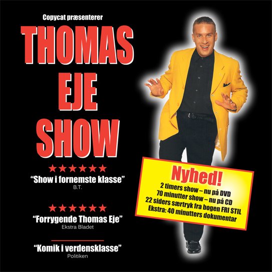 Cover for Thomas Eje · Thomas Eje Show (CD/DVD) [CD+DVD edition] (2013)