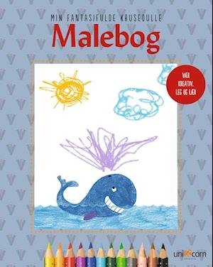 Cover for Min Fantasifulde Krusedulle Malebog (Hæftet bog) (2021)