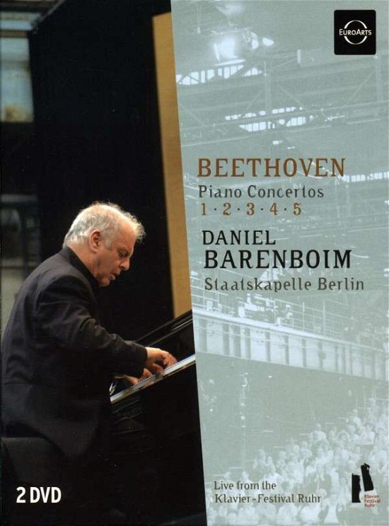 Cover for Daniel Barenboim · Beethoven Piano Concertos 1.2.3.4.5 (DVD) (2010)