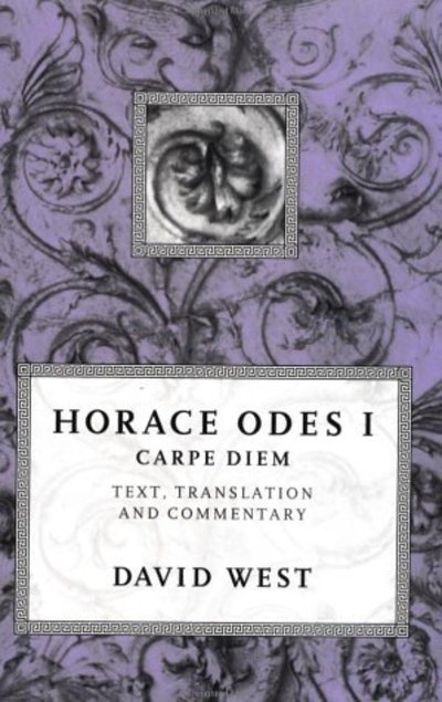 Cover for Horace · Horace: Odes I: Carpe Diem - Horace Odes (Paperback Book) (1995)