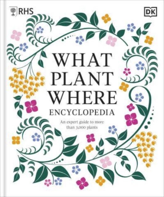 Cover for Dk · RHS What Plant Where Encyclopedia: An Expert Guide to More Than 3,000 Plants (Innbunden bok) (2024)