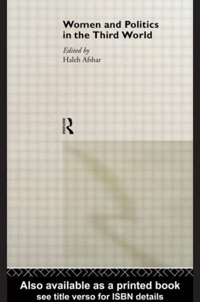 Cover for Haleh Ashfar · Women and Politics in the Third World (Paperback Book) (1996)