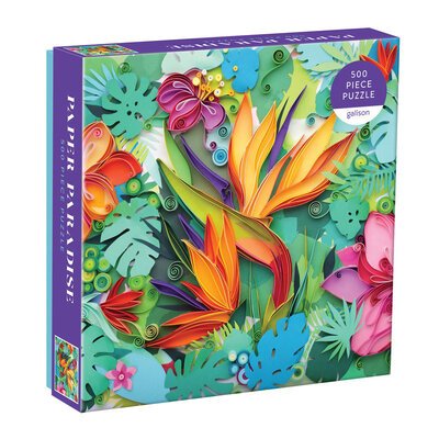 Cover for Galison · Paper Paradise 500 Piece Puzzle (SPILL) (2020)