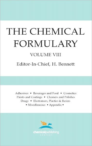 Cover for H Bennett · The Chemical Formulary, Volume 8: Volume 8 (Paperback Book) (1948)