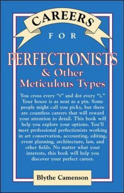 Cover for Blythe Camenson · Careers for Perfectionists &amp; Other Meticulous Types (Vgm Careers for You) (Hardcover Book) (1999)