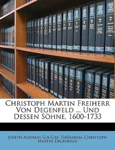 Cover for Thürheim · Christoph Martin Freiherr Von (Book)