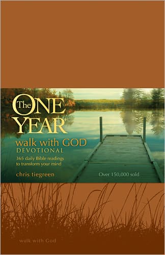 Cover for Chris Tiegreen · The One Year Walk with God Devotional: 365 Daily Bible Readings to Transform Your Mind - One Year Books (Leather Book) (2007)