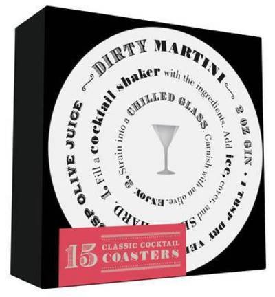 Cover for Vanessa Dina · Cocktail Coasters: 15 Coasters with Cocktail Recipes (MERCH) (2016)