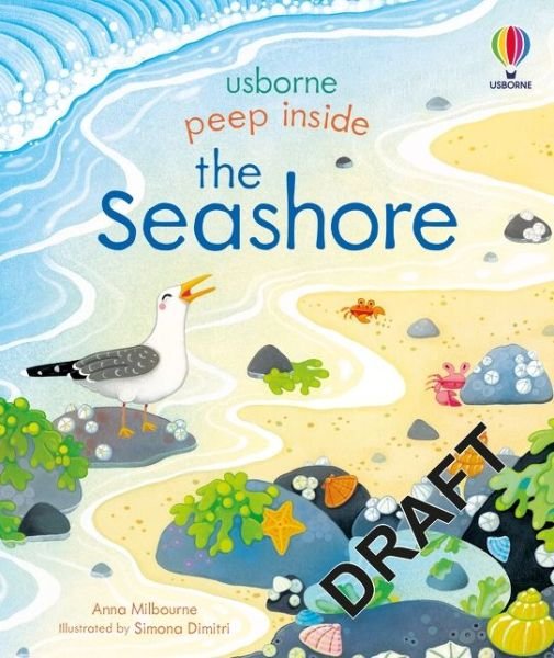 Cover for Anna Milbourne · Peep Inside the Seashore - Peep Inside (Board book) (2021)