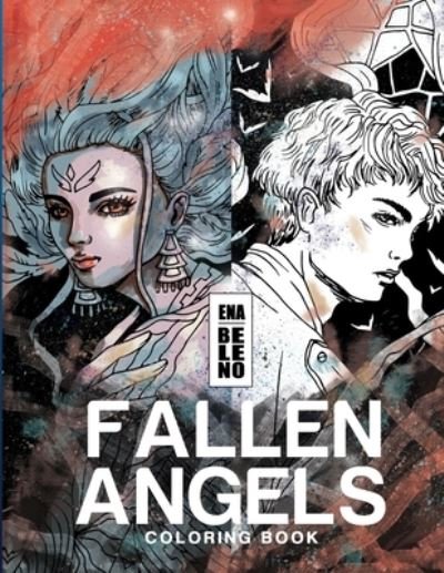 Cover for Ena Beleno · Fallen Angels Coloring Book for Adult (Paperback Bog) (2017)