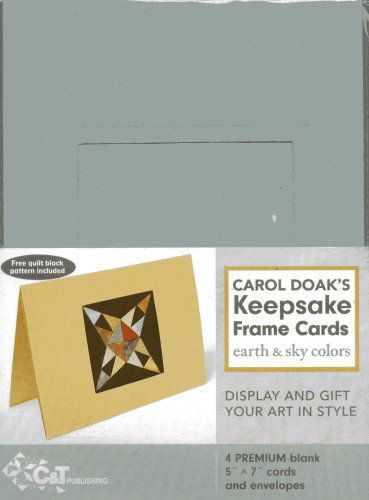 Cover for Carol Doak · Carol Doak's Keepsake Frame Cards: Earth &amp; Sky Colors (Pocketbok) [Crds edition] (2013)