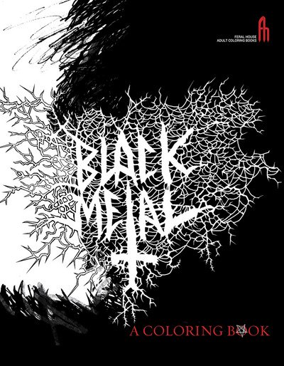 Cover for Atomic,jason / Chainsaw,billy / Diana,mike · Black Metal: A Coloring Book (Pocketbok) (2018)