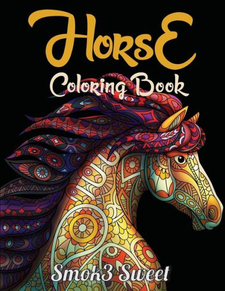 Cover for Smok3 Sweet · Horse Coloring Book (Paperback Book) (2019)