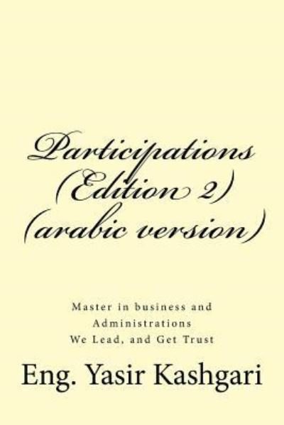 Cover for Eng. Yasir I. Kashgari · Participations : Participations (Pocketbok) (2017)