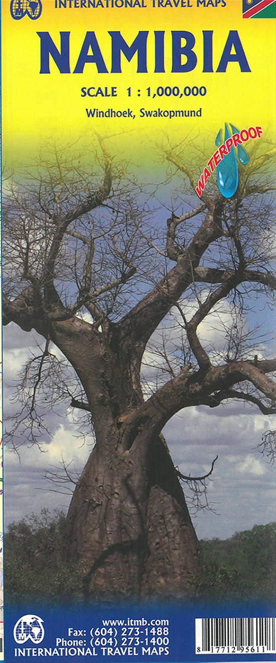 Cover for ITM Publications · International Travel Maps: Namibia (Hardcover bog) (2018)