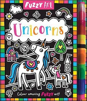 Cover for Melanie Hibbert · Fuzzy Art Unicorns - Fuzzy Art (Hardcover Book) (2023)