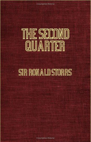 Cover for Ronald Storrs · A Record of the War - the Second Quarter (December 1939 - February 1940) (Paperback Book) (2006)