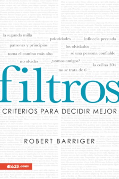 Cover for Robert Barriger · Filtros (Paperback Book) (2021)