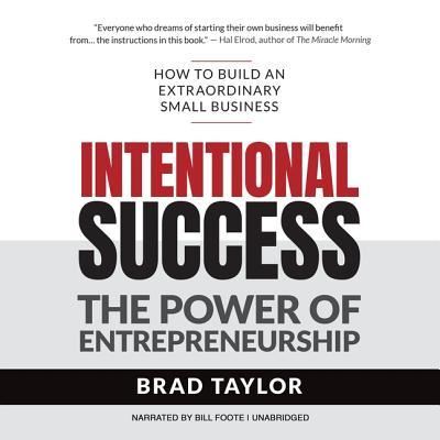 Cover for Brad Taylor · Intentional Success (CD) (2019)