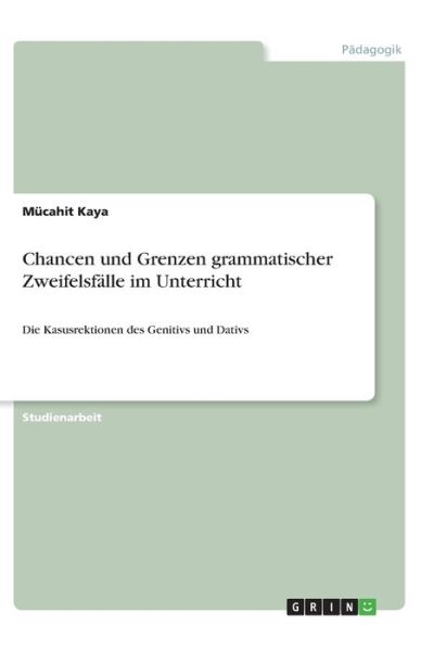 Cover for Kaya · Chancen und Grenzen grammatischer (Book)