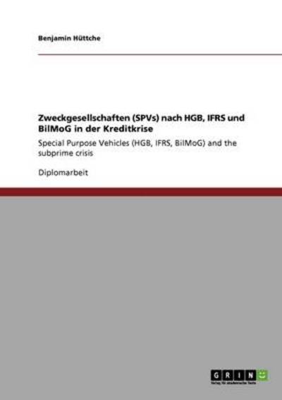 Cover for Hüttche · Zweckgesellschaften (SPVs) nach (Book) [German edition] (2008)