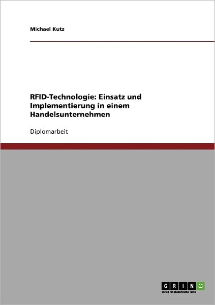 Cover for Michael Kutz · RFID-Technologie. Einsatz und Implement (Book) [German edition] (2008)