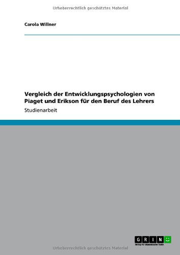 Cover for Willner · Vergleich der Entwicklungspsych (Book) [German edition] (2011)