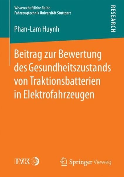 Cover for Huynh · Beitrag zur Bewertung des Gesundh (Buch) (2016)