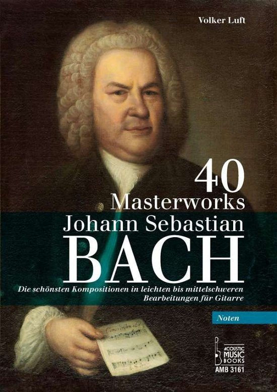 Cover for Bach · 40 Masterworks,Git. (Book)