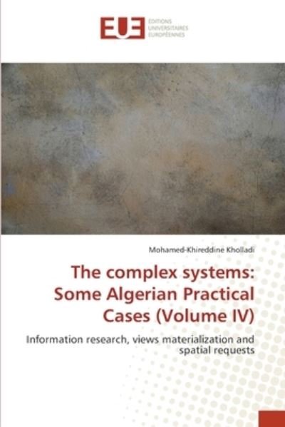Cover for Kholladi · The complex systems: Some Alge (Bok) (2018)