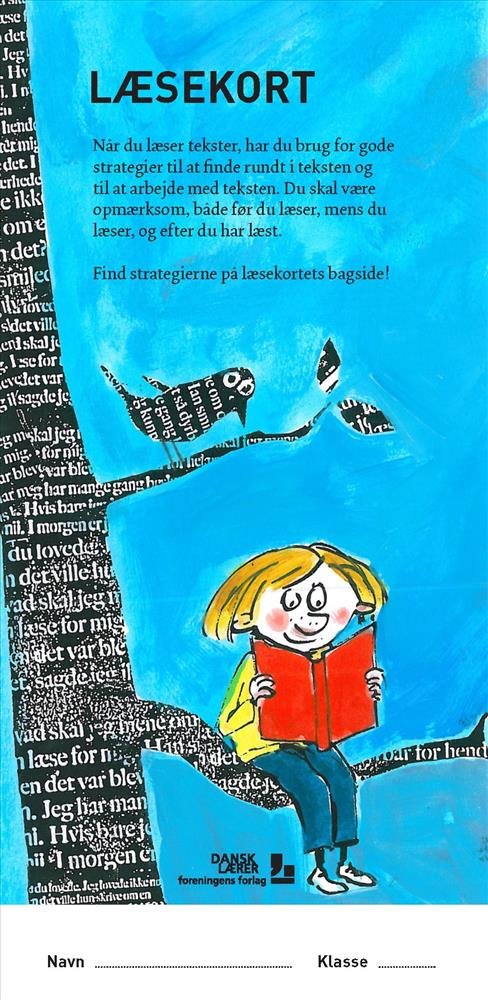 Cover for Anette Ellegaard · Læsekort. Bogmærker med læsestrategier. Mellemtrin (Landkart) [1. utgave] (2014)