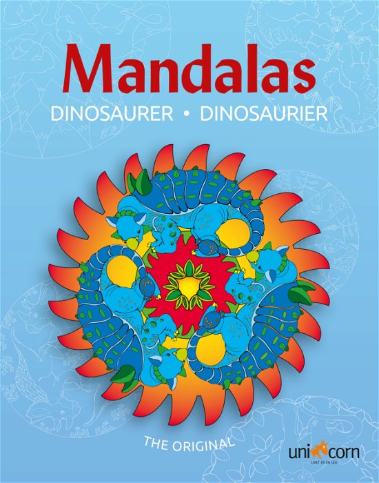 Cover for Mandalas med Dinosaurer (Paperback Bog) (2011)