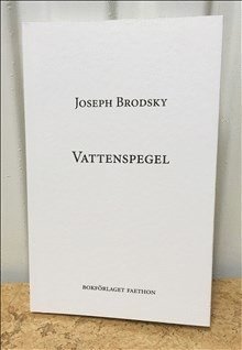 Cover for Joseph Brodsky · Vattenspegel (Bog) (2016)