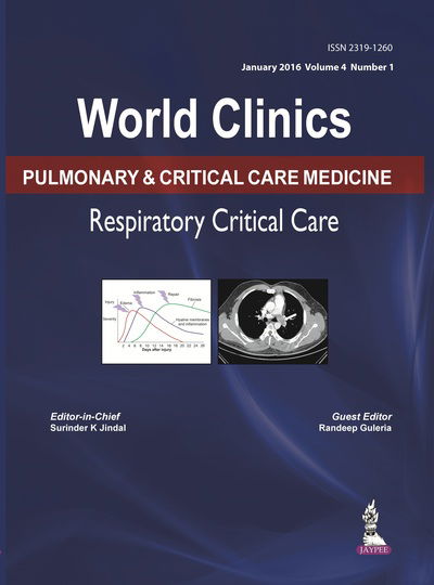 Cover for Surinder K. Jindal · World Clinics: Pulmonary &amp; Critical Care Medicine: Respiratory Critical Care: Volume 4, Number 1 (Inbunden Bok) [Vol. 4 edition] (2017)