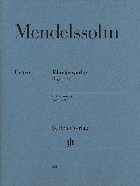 Cover for Mendelssohn · Klavierwerke.2 HN861 (Bog)