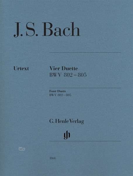 Cover for JS Bach · 4 Duette BWV 802-806,Kl.HN1161 (Bog)