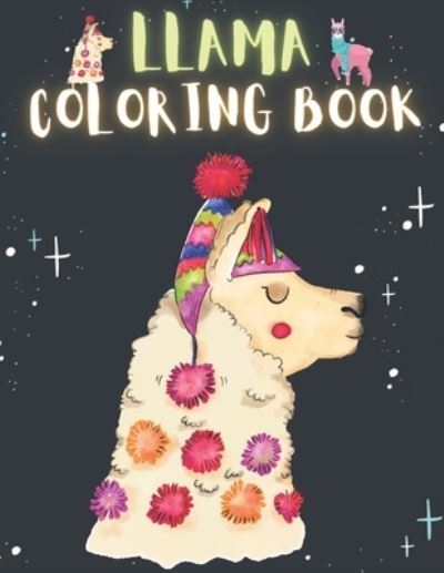 Cover for To The Point · Llama Coloring Book (Paperback Bog) (2020)