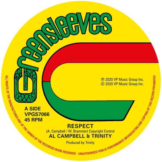 Respect / Vampire - Campbell, Al & Trinity - Musik - VP GREENSLEEVES - 0054645706612 - 16 oktober 2020