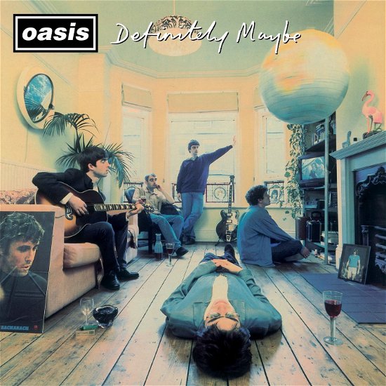 Cover for Oasis / Definitely Maybe (2LP SILVER) · Oasis - Definitely Maybe (25Th Anniversary Limit (2 Lp) (LP) (2019)