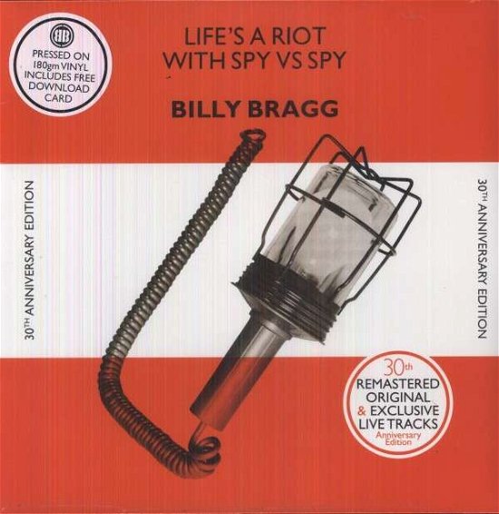 Cover for Billy Bragg · Life's a Riot with Spy vs. Spy (30th Anniversary Edition with Bonus Tracks) (LP) [High quality, Limited edition] (2013)