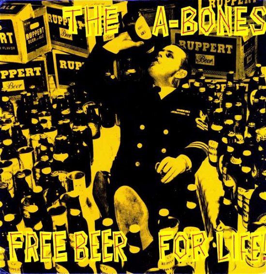 Cover for A-Bones · Free Beer For Life! (LP) (1990)