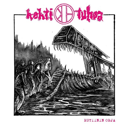Cover for Kohti Tuhoa · Rutiinin Orja (LP) (2016)