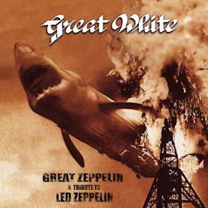 Cover for Great White · Great Zeppelin - Tribute To Led Zeppelin (Black White &amp; Gold Splatter) (VINYL) (2021)